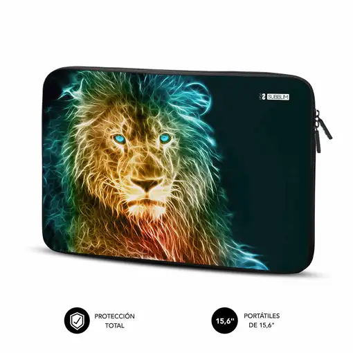 Funda Ordenador Neopreno Trendy Sleeve Neo Lion 15.6\
