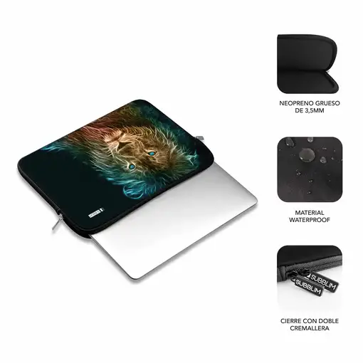 Funda Ordenador Neopreno Trendy Sleeve Neo Lion 15.6\