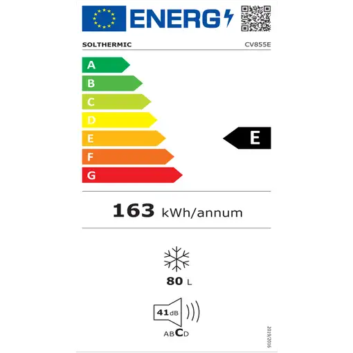 SOLTHERMIC® CONGELADOR 0,845 CV855E VERTICAL