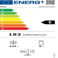Midea MDRC207FEE01 Congelador Horizontal