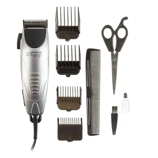 Italian Design IDEER-COMPACT cortadora de pelo y maquinilla Aluminio, Negro 2