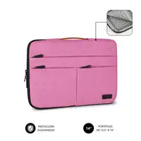 Funda para Portátil Air Padding 360 Sleeve 13.3 a 14\  Rosa