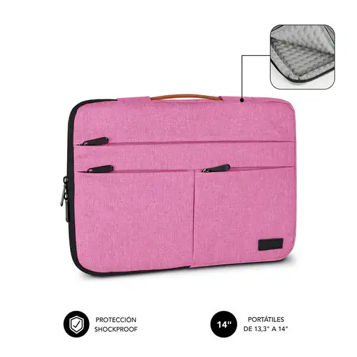 Funda para Portátil Air Padding 360 Sleeve 13.3 a 14\  Rosa