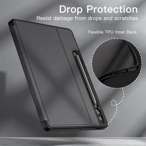 Mobilis 068016 funda para tablet 31,5 cm (12.4'') Folio Negro