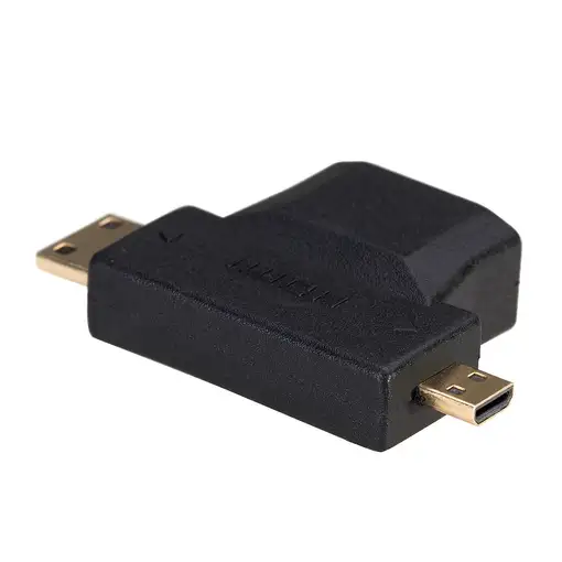 Akyga AK-AD-23 cambiador de género para cable HDMI miniHDMI / microHDMI Negro