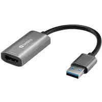 Sandberg 134-19 Adaptador gráfico USB Gris