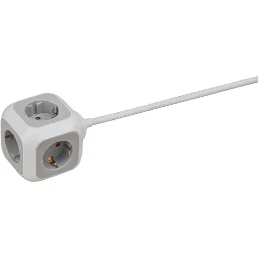 Brennenstuhl 1150090 base múltiple 1,4 m 4 salidas AC Interior Blanco