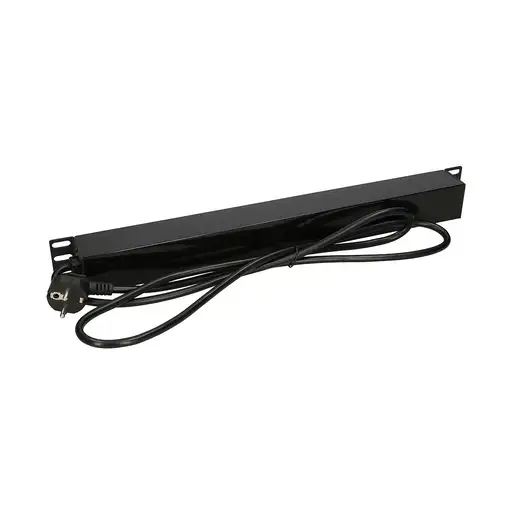 Extralink Enchufe multiple EXPDU7EU SW 19" 1U, enchufes 7 EU, con switch, 2m