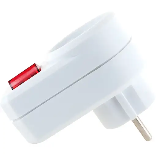 Schwaiger STVT1000 adaptador de enchufe eléctrico Tipo F Blanco