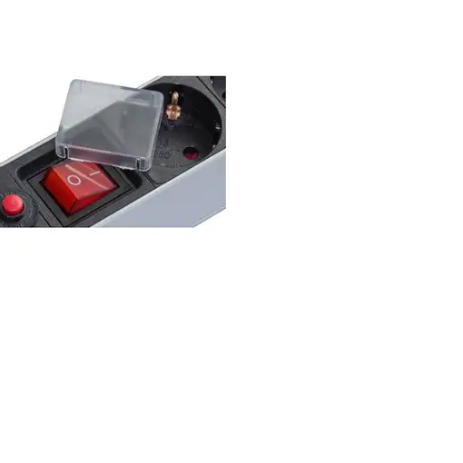 Alcasa GC-N0087 base múltiple 1,8 m 8 salidas AC Interior Negro, Plata