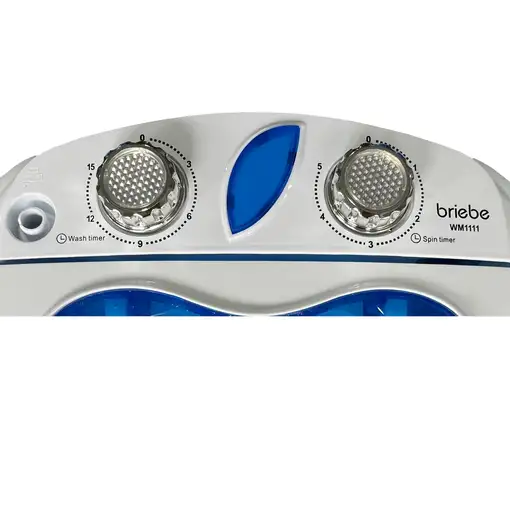 Mini Lavadora Portátil con Centrifugado,Camping,Capacidad 3Kg,Camper WM1111 Briebe
