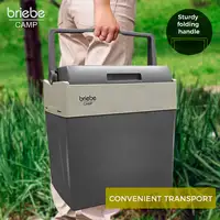 Nevera Portátil Eléctrica de Viaje, Coche, Camping, 28 L, 12V y 220V,CF1153 Briebe