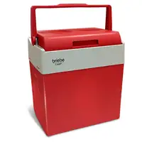 Nevera Portátil Eléctrica de Viaje, Coche, Camping, 28 L,12V-220V,CF1153RED Briebe