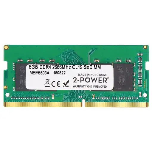 2-Power 2P-CT8G4SFS8266 módulo de memoria 8 GB 1 x 8 GB DDR4 2666 MHz
