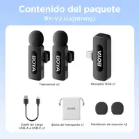 Micrófono Inalámbrico iPhone Lightning Doble Canal