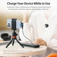 Micrófono Inalámbrico, Clip Magnético, Cancelación de Ruido, USB-C