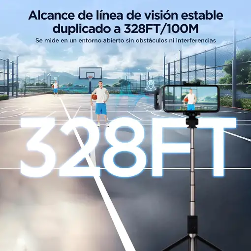 Micrófono Inalámbrico para iPhone Lightning Rango 100m