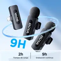 Micrófono Inalámbrico para iPhone Lightning Rango 100m