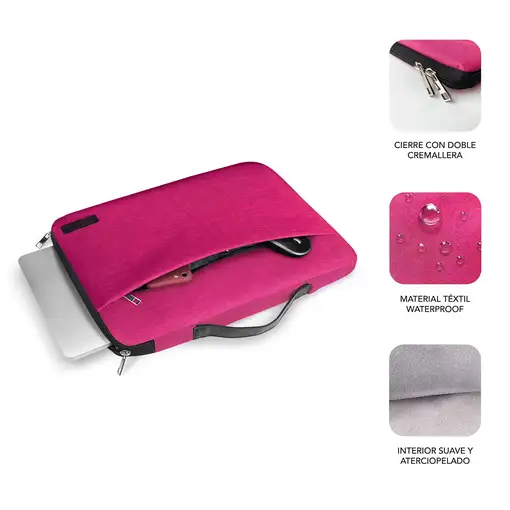 Funda para Portátil Elegant  15.6\  Rosa