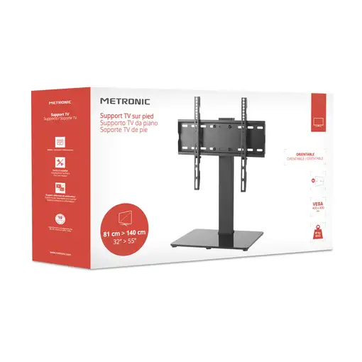 Soporte de Tv orientable con pie 32\-55\/81-140 cm VESA 400x400 mm 451070