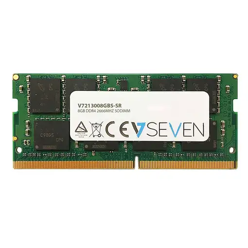 V7 8GB DDR4 PC4-21300 - 2666MHZ 1.2V SO DIMM Módulo de Memoria Portátil - V7213008 V7 8GB DDR4 PC4-21300 - 2666MHZ 1.2V SO DIMM Módulo de Memoria Portátil - V7213008