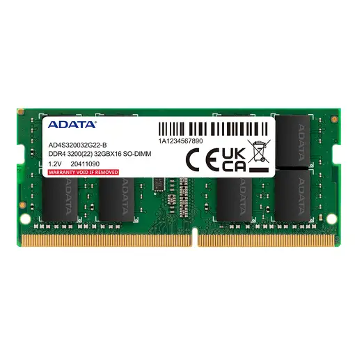 ADATA AD4S320016G22-DTGN módulo de memoria 32 GB 2 x 16 GB DDR4 3200 MHz ADATA AD4S320016G22-DTGN módulo de memoria 32 GB 2 x 16 GB DDR4 3200 MHz