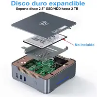 Mini PC Procesador Intel J4125 Windows 10 4K 8GB 128GB USB HDMI BT  Wifi Withtech