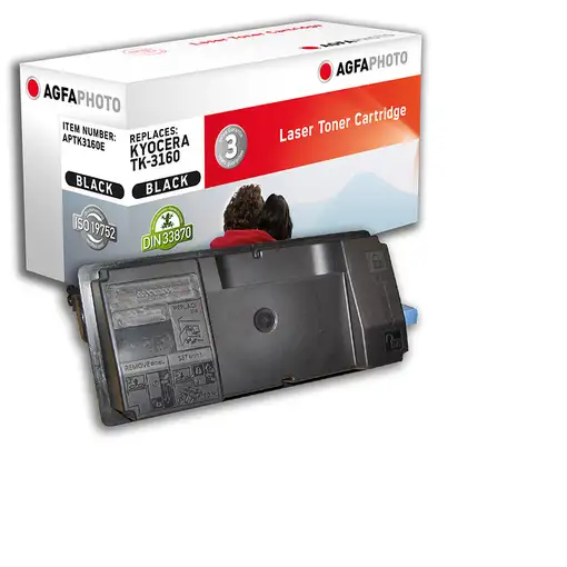 AgfaPhoto APTK3160E cartucho de tóner 1 pieza(s) Compatible Negro
