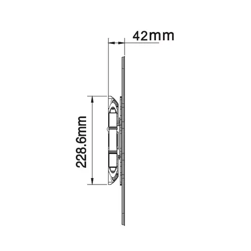 Soporte TV full motion 3 brazos 32''-70'' VESA máx. 600x400 peso máx 45kg