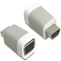 DeLOCK 65472 cambiador de género para cable HDMI-A VGA Blanco