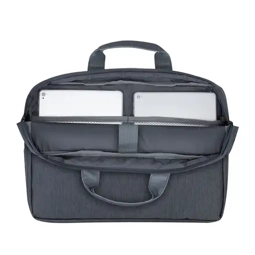 Rivacase 7532 39,6 cm (15.6") Maletín Gris