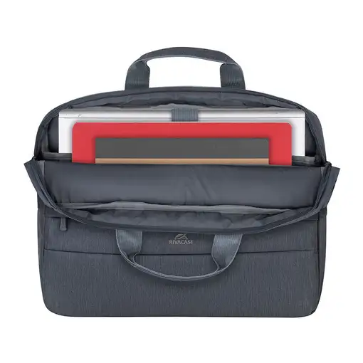 Rivacase 7532 39,6 cm (15.6") Maletín Gris
