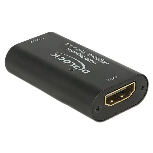 DeLOCK 11462 cambiador de género para cable HDMI Negro