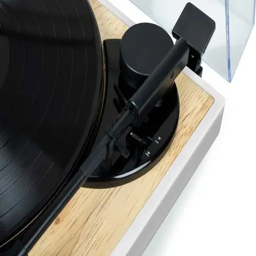 Tocadiscos Vinilo 33/45 RPM Audio-Technica AT3600L Madera/Blanco Thomson TT350