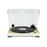 Tocadiscos Vinilo 33/45 RPM Audio-Technica AT3600L Madera/Blanco Thomson TT350