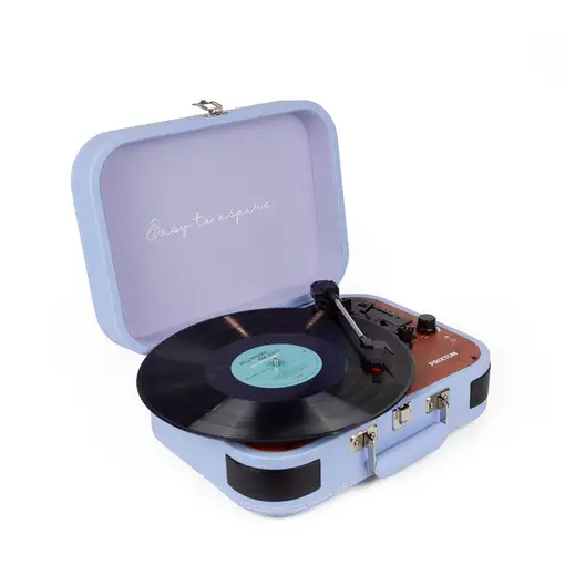 Tocadiscos Bluetooth VC600 PRIXTON Reproductor y Convertidor de Vinilos - Lila