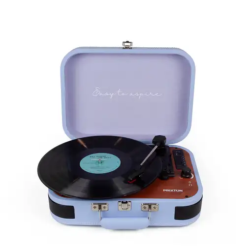 Tocadiscos Bluetooth VC600 PRIXTON Reproductor y Convertidor de Vinilos - Lila