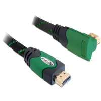 DeLOCK 1m High Speed HDMI 1.4 cable HDMI HDMI tipo A (Estándar) Negro, Verde