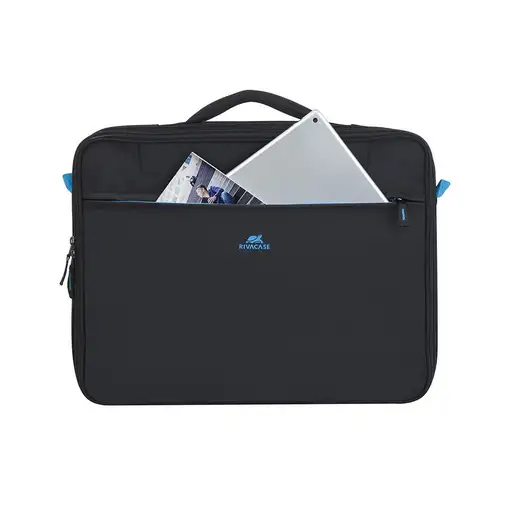 Rivacase 8087 40,6 cm (16") Bandolera Negro