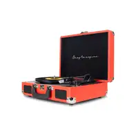 Tocadiscos Bluetooth VC400 PRIXTON Reproductor y Convertidor de Vinilos - Rojo