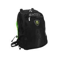 KeepOut BK7GXL mochila Negro, Verde Imitación piel, Nylon
