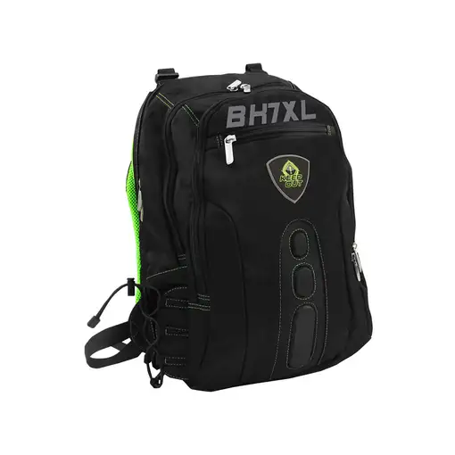 KeepOut BK7GXL mochila Negro, Verde Imitación piel, Nylon