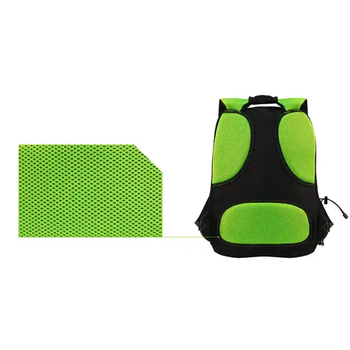 KeepOut BK7GXL mochila Negro, Verde Imitación piel, Nylon