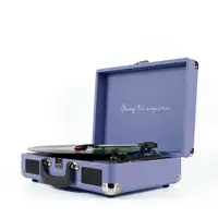 Tocadiscos Bluetooth VC400 PRIXTON Reproductor y Convertidor de Vinilos - Lila