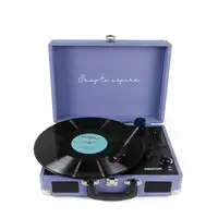 Tocadiscos Bluetooth VC400 PRIXTON Reproductor y Convertidor de Vinilos - Lila