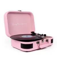Tocadiscos Bluetooth VC600 PRIXTON Reproductor y Convertidor de Vinilos - Rosa