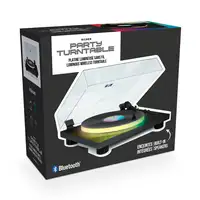 Tocadiscos con efectos de luz y Bluetooth Plato iluminado Partybttdlight Bigben