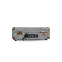 Tocadiscos Bluetooth VC400 PRIXTON Reproductor y Convertidor de Vinilos - Gris