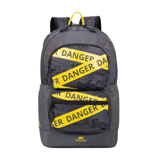 Rivacase Erebus 33,8 cm (13.3") Mochila Camuflaje, Gris