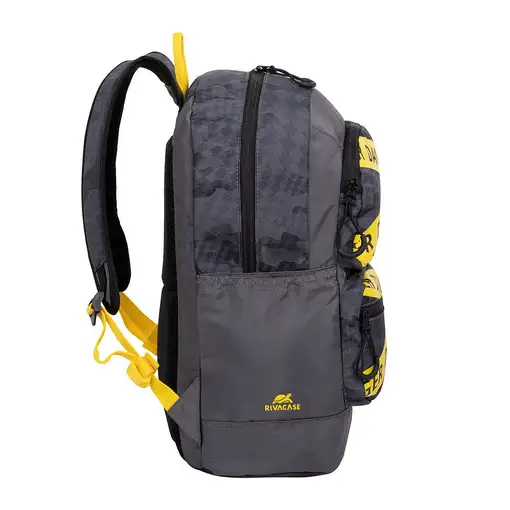 Rivacase Erebus 33,8 cm (13.3") Mochila Camuflaje, Gris